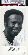 Lou Brock Jsa Coa Autograph Photo  Hand Signed Authentic