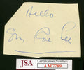Gypsy Rose Lee Signed Jsa Coa Album Page Autograph Authentic