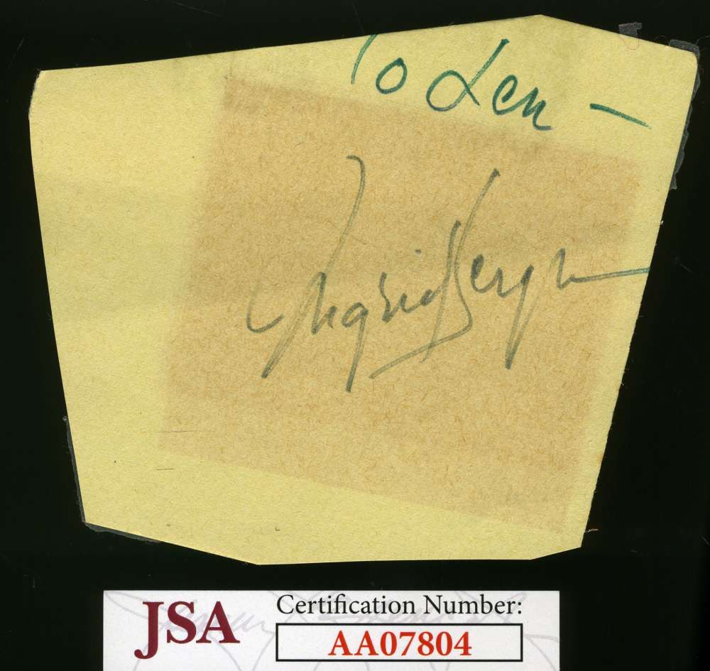 Ingrid Bergman Signed Jsa Coa Album Page Autograph Authentic