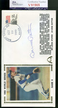 Darrell Porter Jsa Coa Autographed 1982 Ws Fdc Hand Signed Authentic