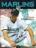 Craig Counsel Jsa Coa Autograph Marlins Magazine Hand Signed Authentic
