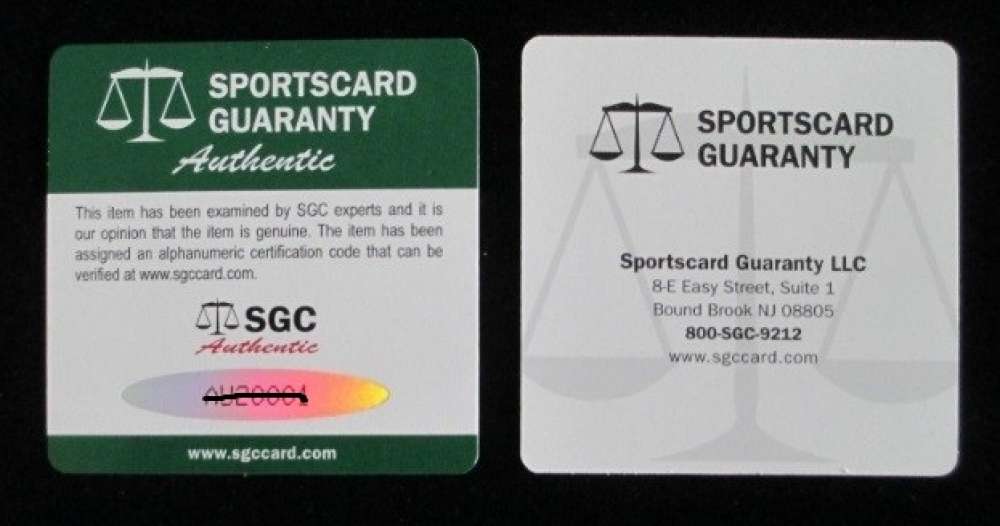 Allie Reynolds Sgc Coa Signed American League Oal Baseball Autograph Authentic