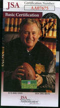 Eddie Lebaron 1992 Pro Line Autograph Jsa  Authentic Hand Signed