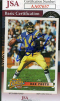Dan Fouts 1993 Score Jsa Coa Hand Signed Authentic Autograph