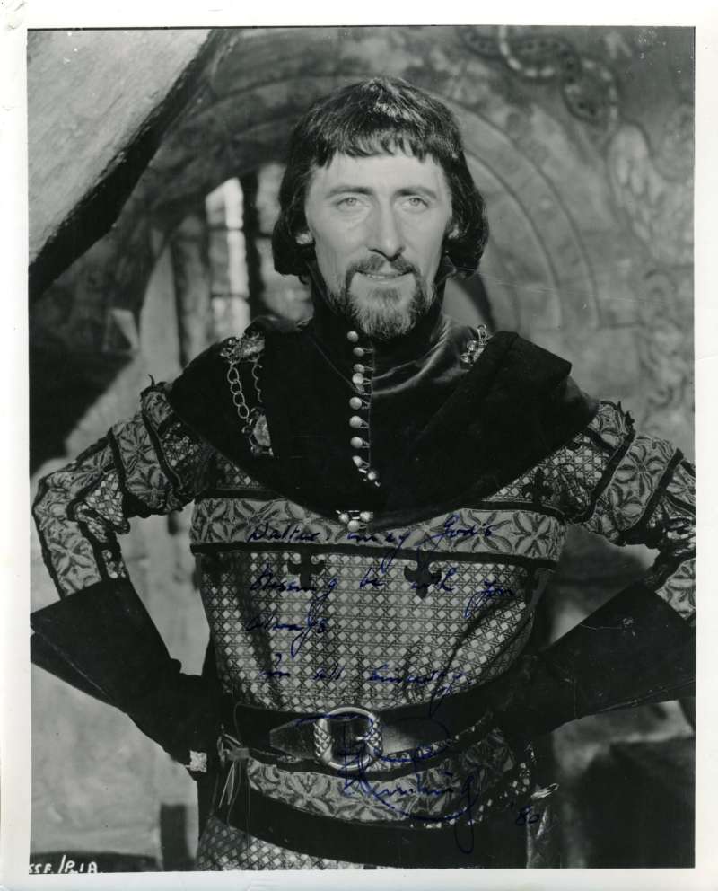 Peter Cushing Psa Dna Hand Signed 8x10 Photo Original Autograph