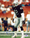 Ronnie Lott Psa Dna Coa Autograph 8x10 Raiders Photo  Hand Signed Authentic