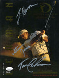 Payne Stewart Jsa Coa Autograph Program Hand Signed X4 Authentic