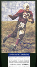Charley Trippi Psa Dna Autograph Goal Line Art Card Glac Hand Signed