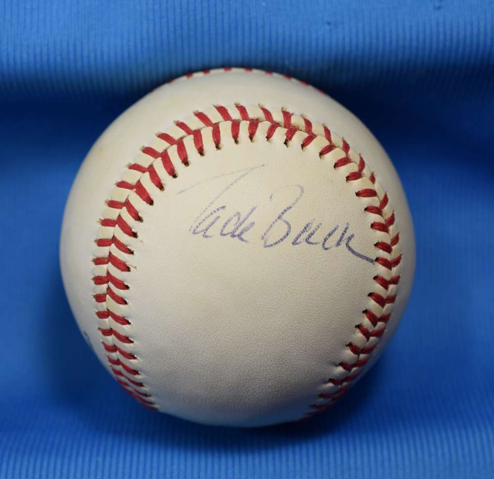 Jack Buck Jsa Autograph Hand Cardinals Signed Baseball