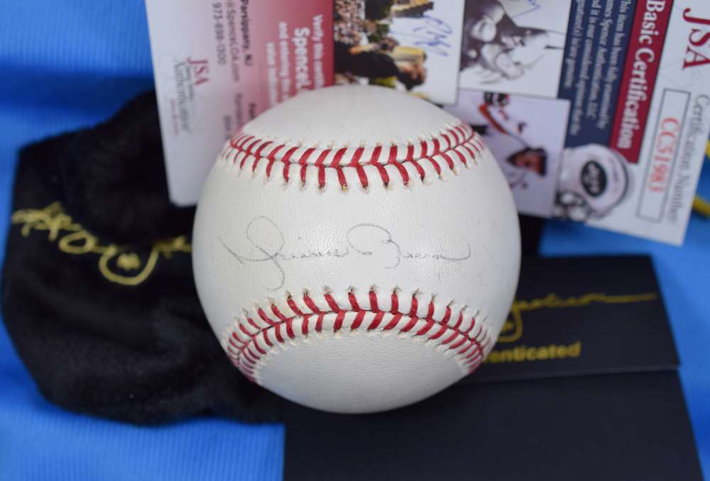 Mariano Rivera Jsa And Reggie Autograph Major League Signed Baseball