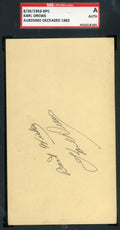 Karl Drews Sgc Autograph  1953 Gpc Government Postcard Authentic Signed