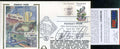 Carlton Fisk Psa Dna Autograph  1987 Fdc Hand Signed Cache