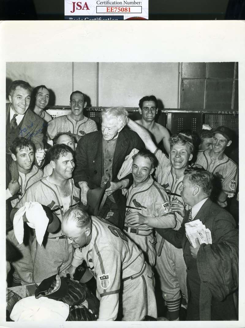 Ford Frick Jsa Coa Autograph 8x10 Photo  Hand Signed Authentic