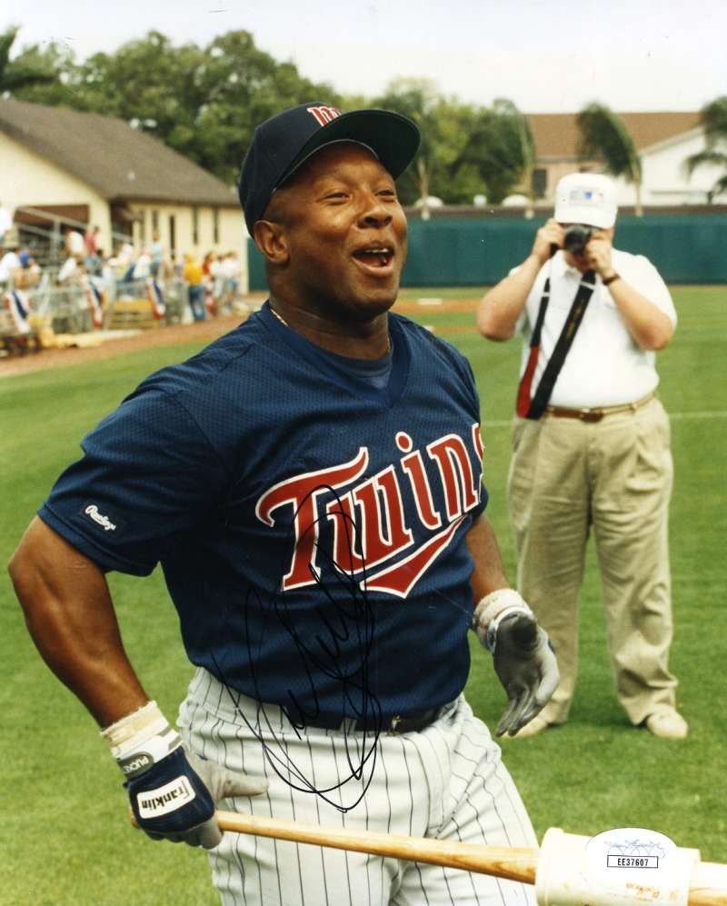 Kirby Puckett Jsa Coa Autograph 8x10 Original Photo  Signed Authentic