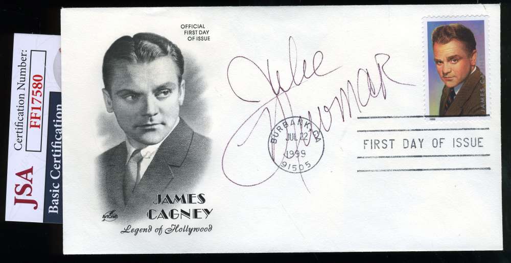 Julie Newmar Jsa Coa Hand Signed 1999 Fdc Authentic Autograph
