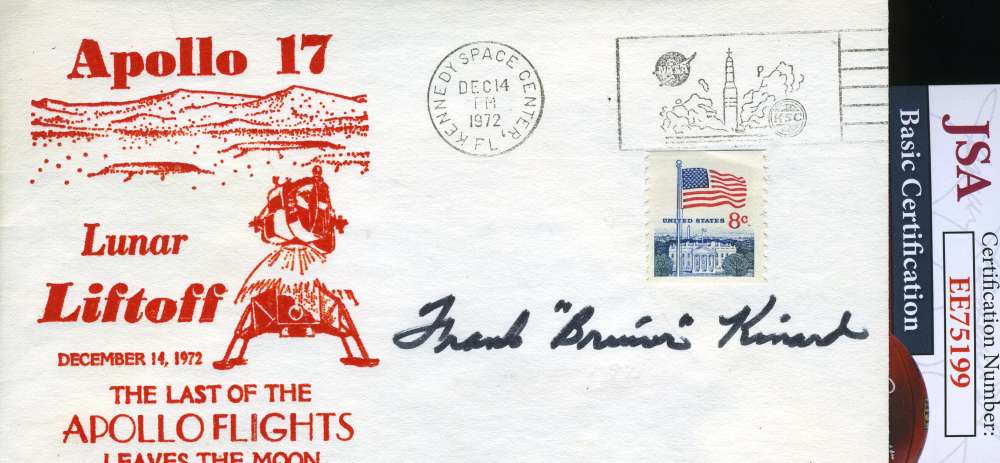 Bruiser Kinard Jsa Autograph  1972 Fdc Cache Hand Signed