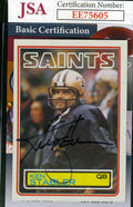 Ken Stabler 1983 Topps Jsa Coa Hand Signed Authenticated Autograph