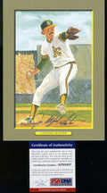 Jim Catfish Hunter Psa Dna Coa Autograph Perez Steele Great Moments Signed Postcard