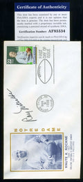 Ray Nitschke Psa Dna Coa Signed Knute Rockne Fdc Cache Autograph