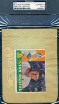 Stan Musial Glen Hobie PSA DNA Coa Autograph Hand Signed Album Page With 1960 Topps