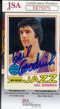 Gail Goodrich JSA Coa Autograph 1977 Topps Hand Signed