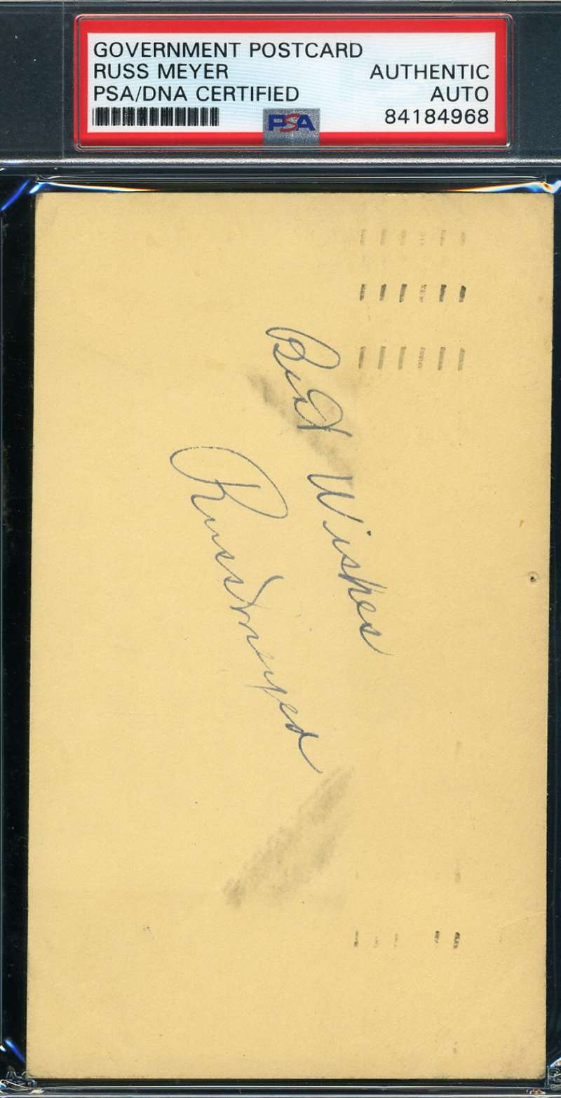 Russ Meyer PSA DNA Coa Autograph Hand Signed 1950 GPC