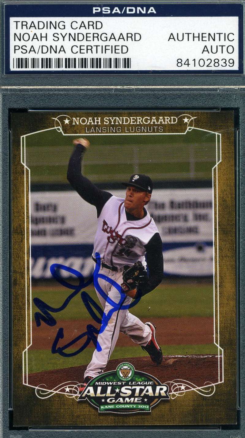 Noah Syndergaard 2012 Grandstand Rookie PSA DNA Coa Autograph Authentic Hand Signed