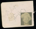 Maxie Rosenbloom JSA Coa Hand Signed Album Page Autograph