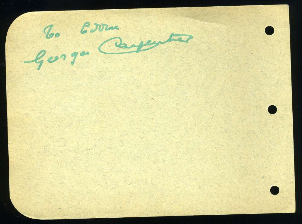 Georges Carpentier JSA Coa Hand Signed Album Page Autograph