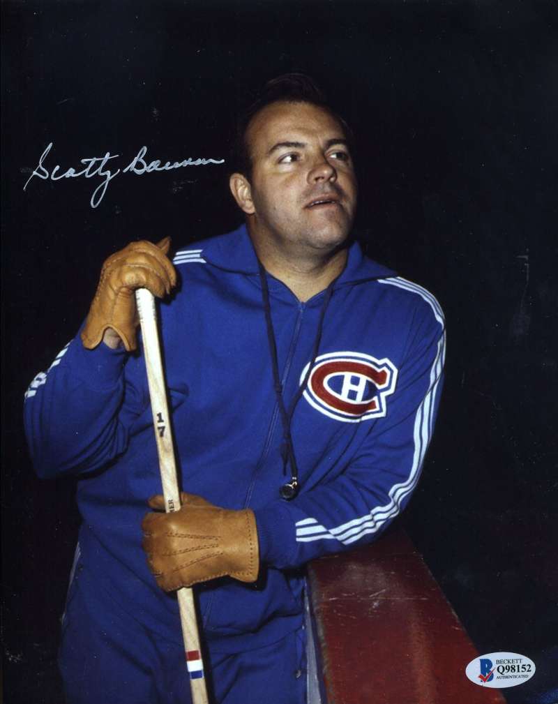 Scottie Bowman BAS Beckett Coa Hand Signed 8x10 Photo Autograph
