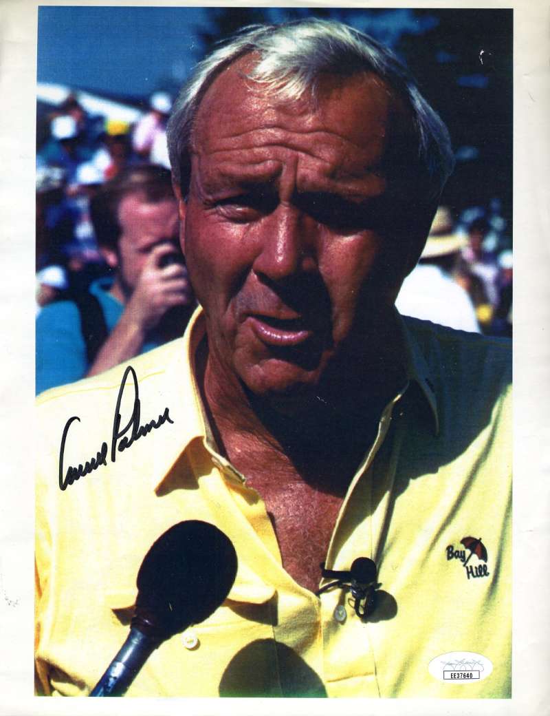 Arnold Palmer JSA Coa Hand Signed 9x11 Photo Autograph