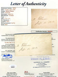 Millard Fillmore JSA Coa Signed 1858 3x5 Cut Autograph