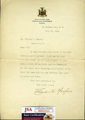 Judge Charles Evans Hughes JSA Cert Hand Signed 1908 Letter Supreme Court Justice Autograph