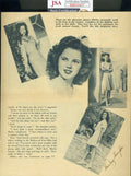 Shirley Temple JSA Coa Signed 9x7 1940`S Photo Page Autograph