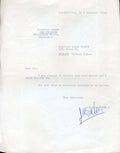 Josephine Baker JSA Coa Signed 1963 Letter Autograph