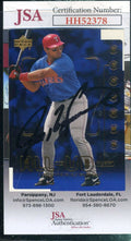 Ivan Rodriguez 2000 Upper Deck JSA Coa Autograph Authentic Hand Signed
