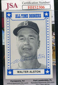 Walter Alston 1980 Tcma JSA Coa Autograph Authentic Hand Signed