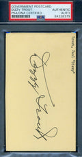 Dizzy Trout PSA DNA Coa Autograph Hand Signed 1952 Government Postcard GPC