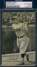 Heinie Sand PSA DNA Coa Autograph Hand Signed 1923-24 Exhibits