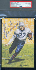 Red Grange PSA DNA Cert Autograph Hand Signed Goal Line Art Cards GLAC