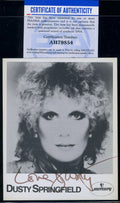 Dusty Springfield PSA DNA Coa Signed 4x4 Photo Autograph