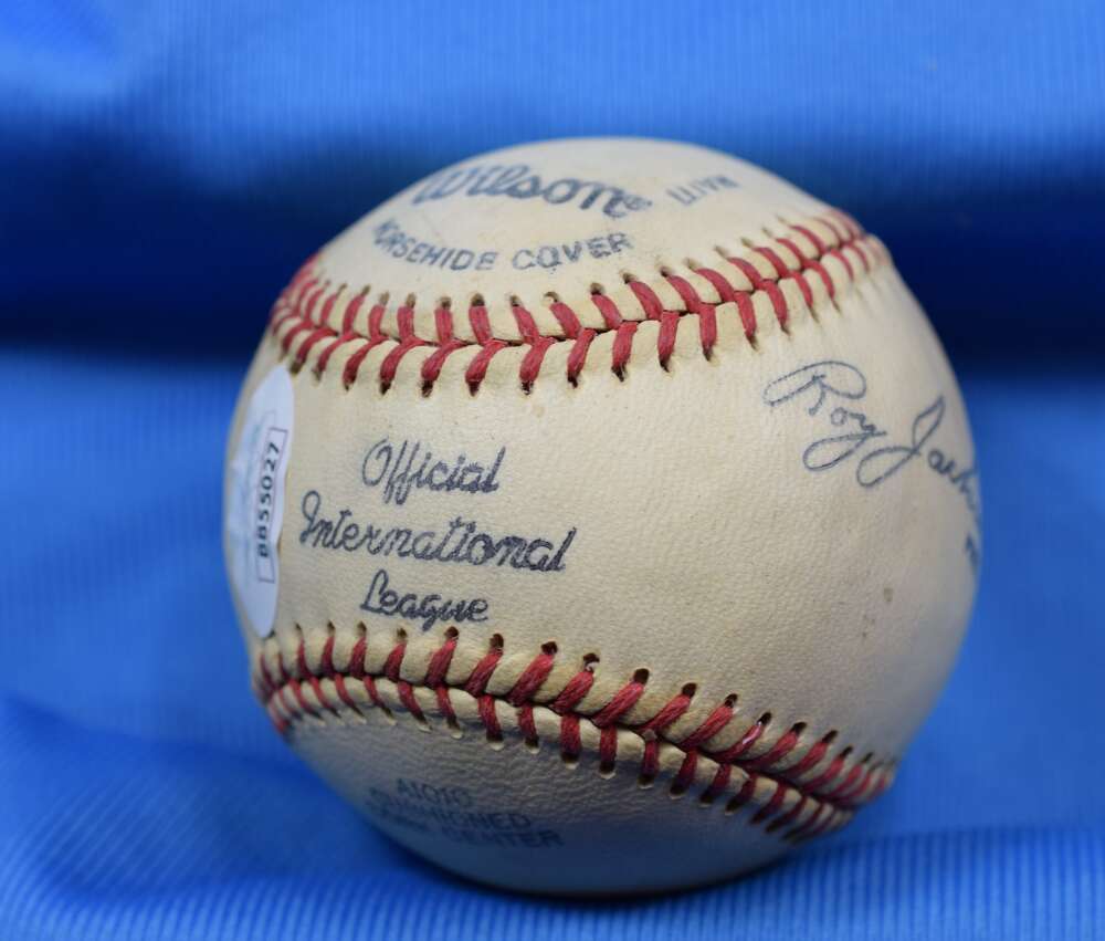 Hank Aaron JSA Coa Autograph 1970`s International League Signed BasebaLL