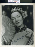 Helen Hayes JSA Cert Signed 8x10 Photo Autograph