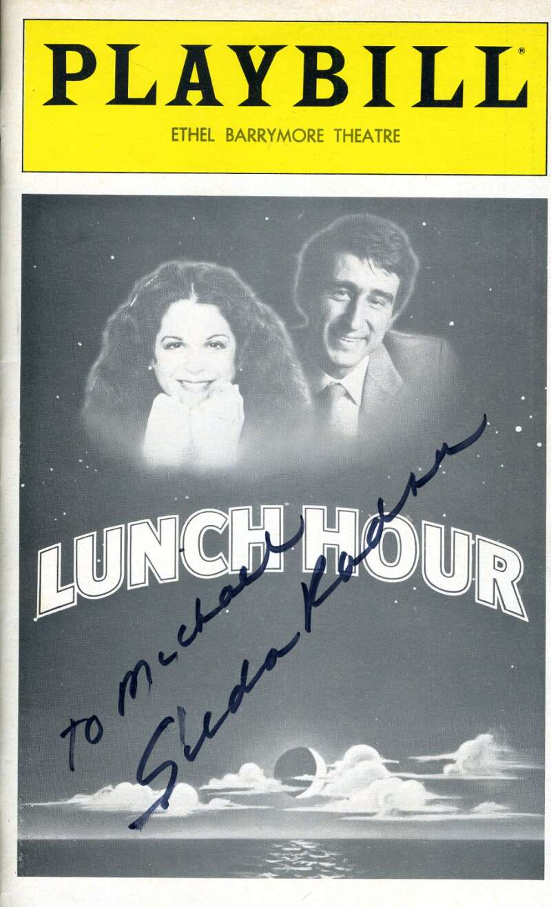Gilda Radner JSA Coa Signed 1980 Playbill Autograph