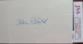 Dean Smith JSA Coa Autograph 3x5 Index Card Hand Signed