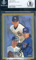 Roy Halladay 1998 Topps Rookie BAS Beckett Coa Autograph Authentic Hand Signed