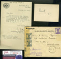 Field Marshall Alan Brooke JSA Coa Hand Signed Cut With Letter And Envelope WWII Dated Autograph