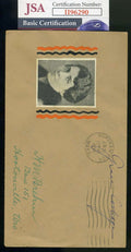 Grace Coolidge JSA Coa Hand Signed HM Brehm Art FDC Cache Autograph