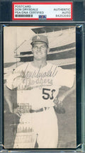 Don Drysdale PSA DNA Cert Autograph Hand Signed 1964 Photo Postcard