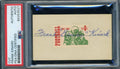 Frank Bruiser Kinard PSA DNA Coa Hand Signed 1969 Football Stamp Display Autograph